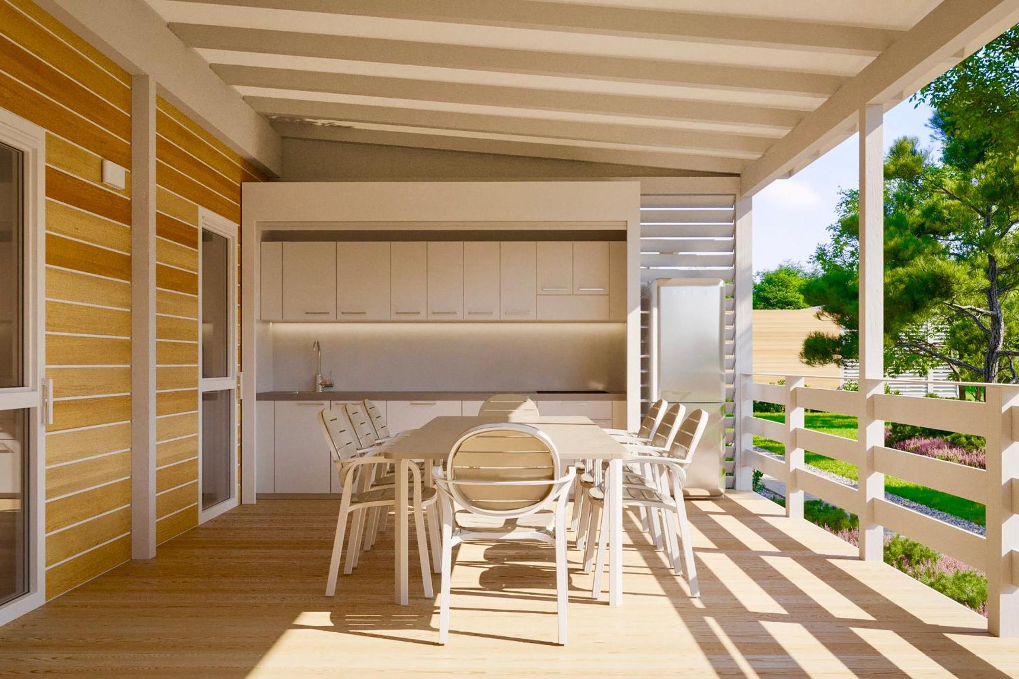 Isamar Holiday Village Ca Lino Rom bilde 3D rendering of a kitchen