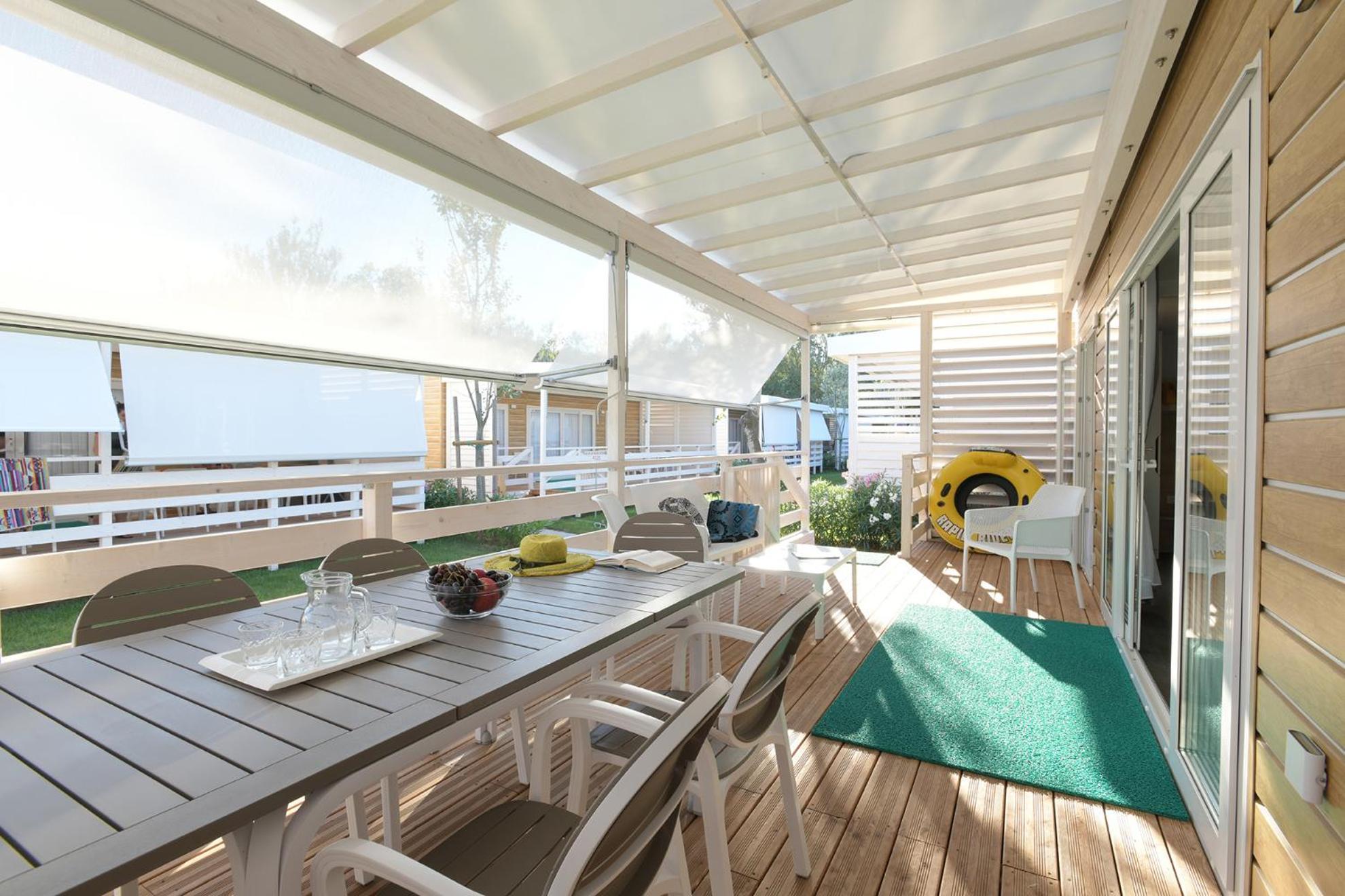 Isamar Holiday Village Ca Lino Eksteriør bilde A 3D rendering of a balcony